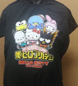 MY HERO ACADEMIA/HELLO KITTY and Friends Collab Team Up t Tee Shirt UNISEX SMALL